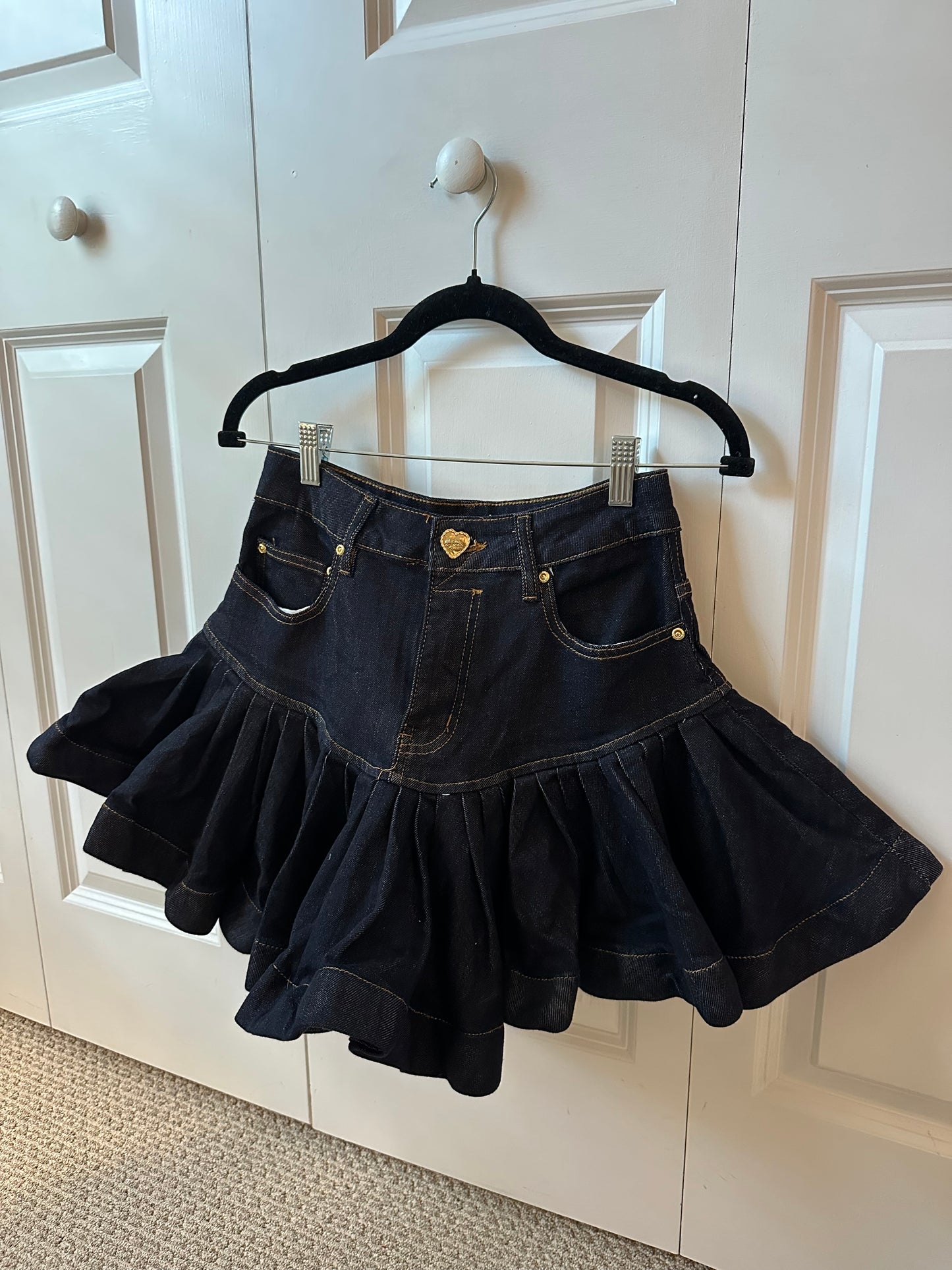 Aix-en-Provence | Denim Ruffle Skirt
