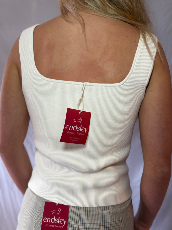 Reformation | Julia Ribbed Tank, L
