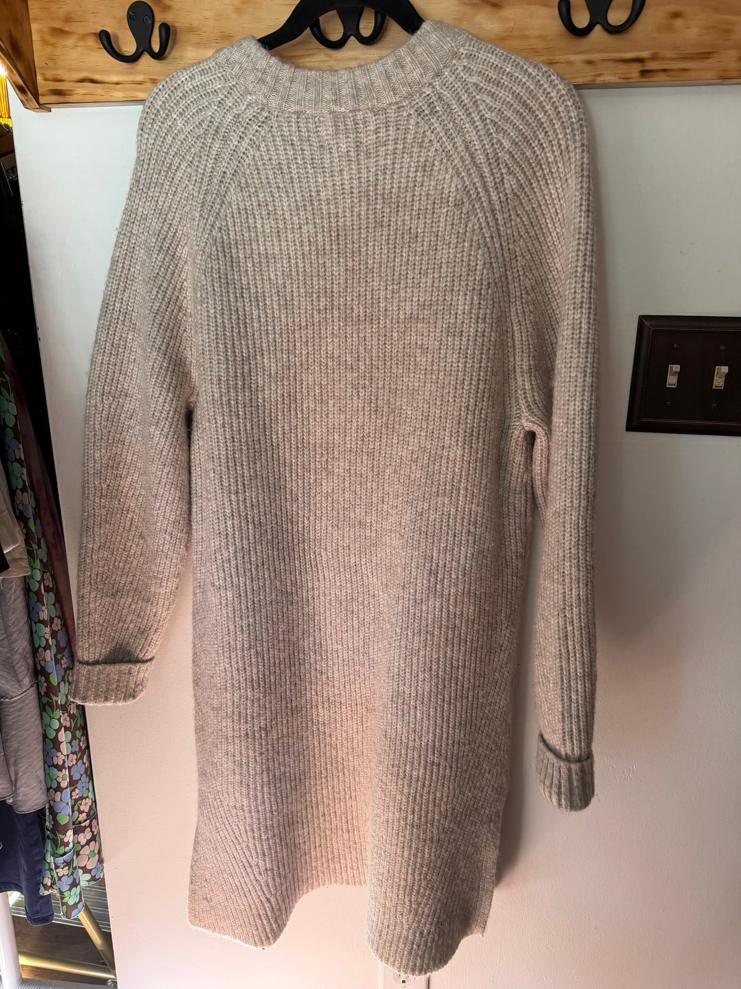 H&amp;M | Beige Sweater Dress, M