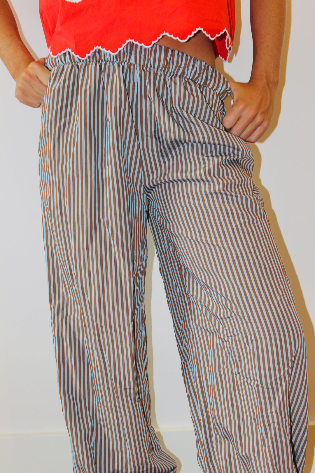 Zara | Striped Balloon Pants, XS