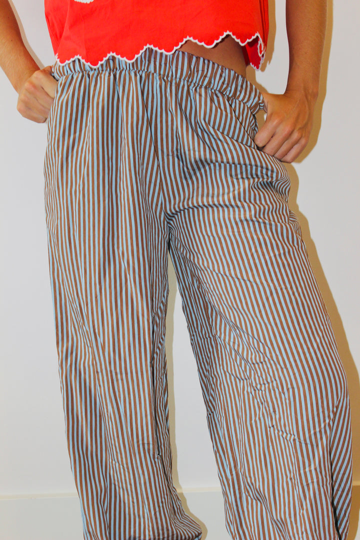 Zara | Striped Balloon Pants, XS