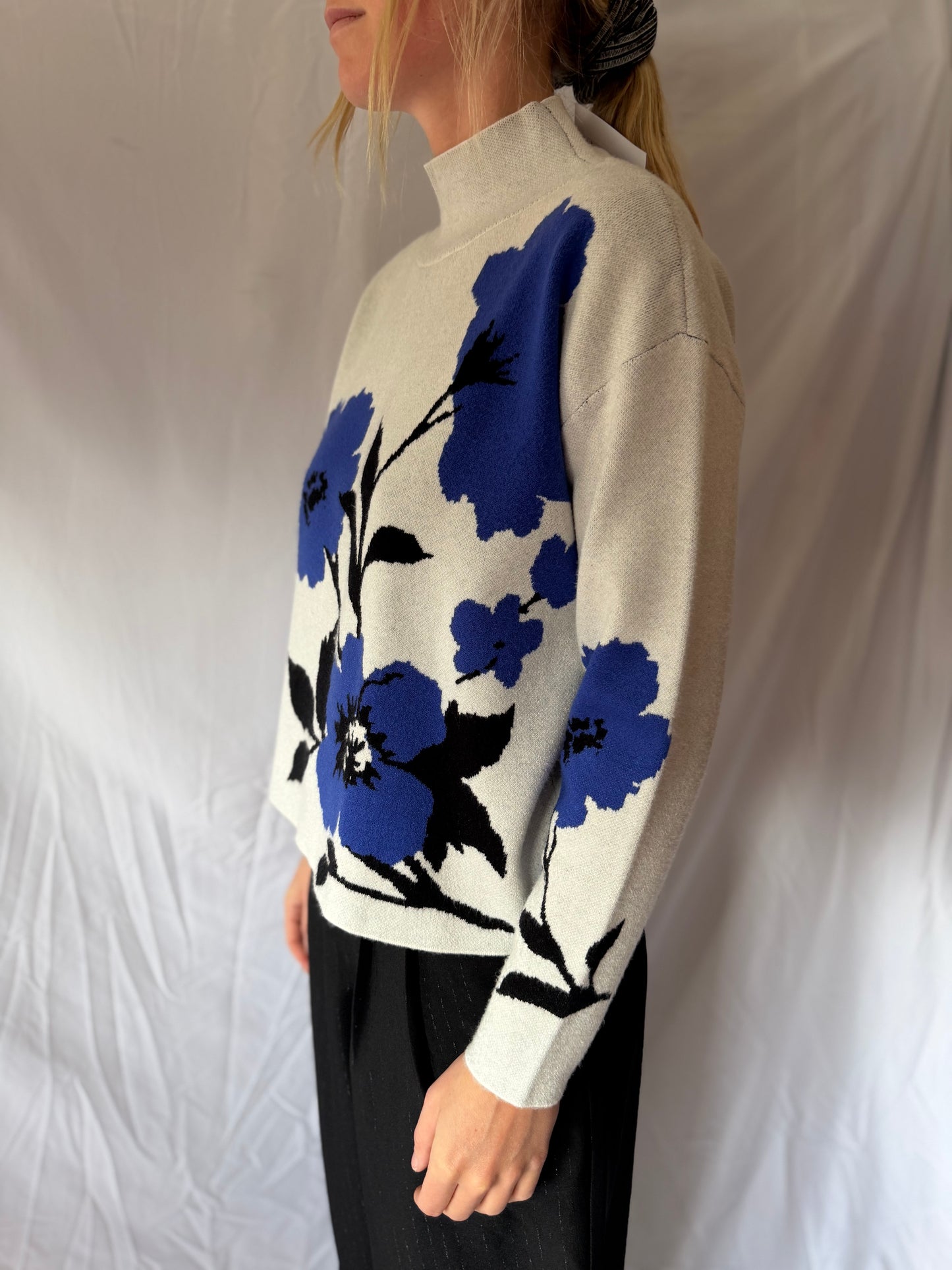 Anthropologie | Floral Sweater, S