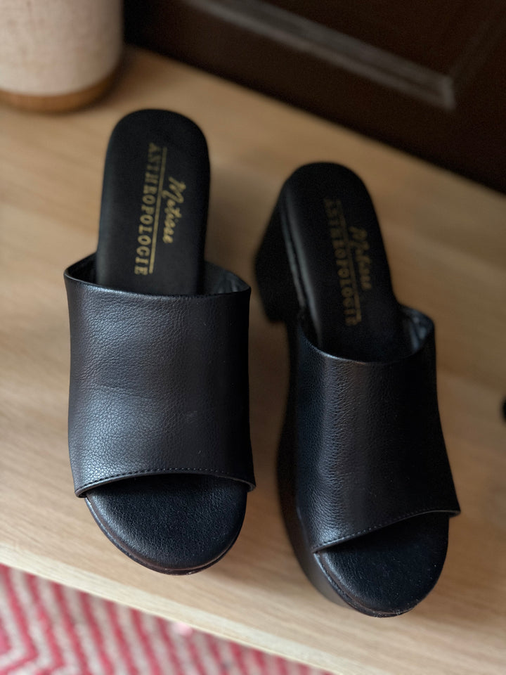Matisse x Anthropologie | Black Platform Slide