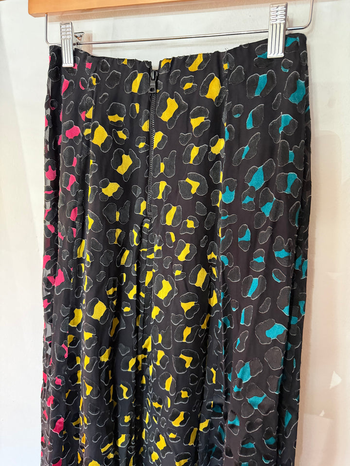 Alice + Olivia | Colorful Leopard Midi Skirt, 2
