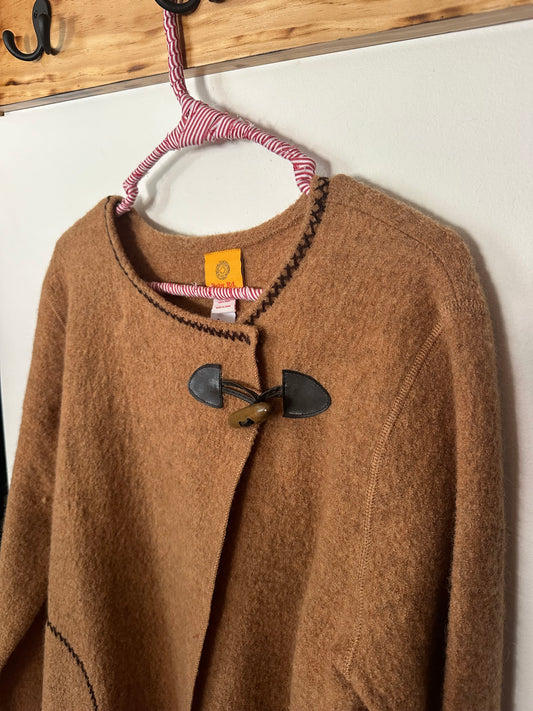 Ruby Red | Vintage Wool Coat
