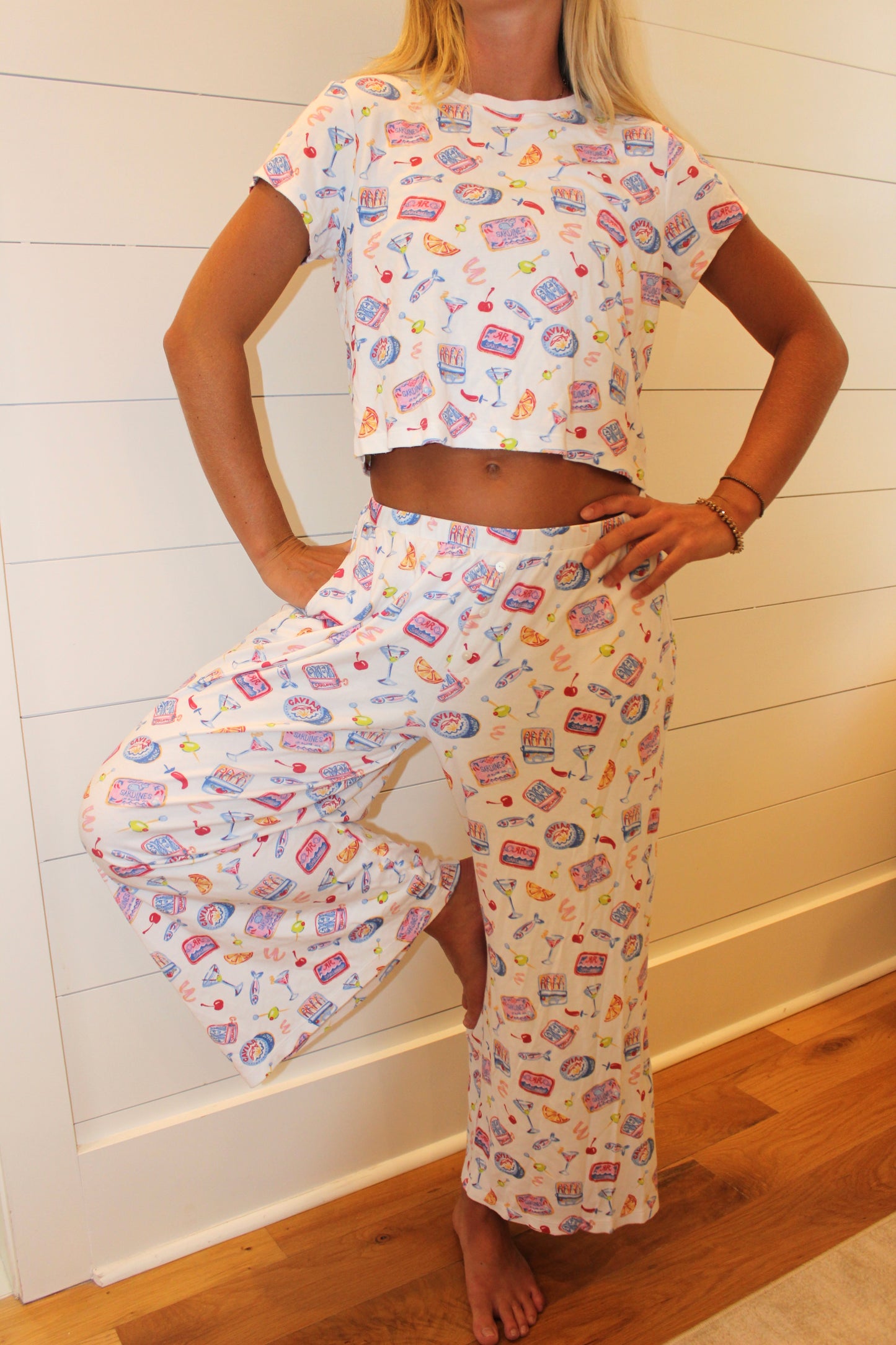 Roller Rabbit | Tinned or Twist Pajama Set, L
