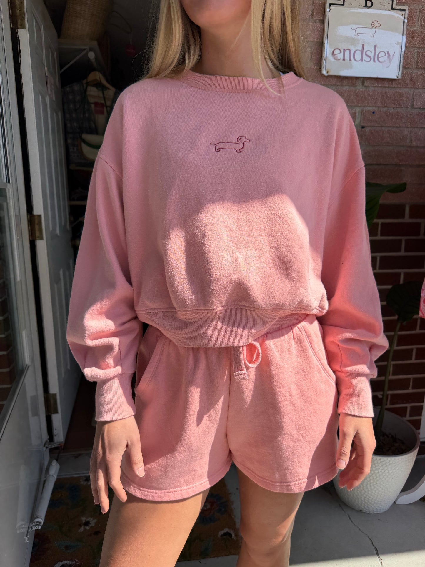 Risen LA  | Pink Lounge Set, Top S, Bottoms M