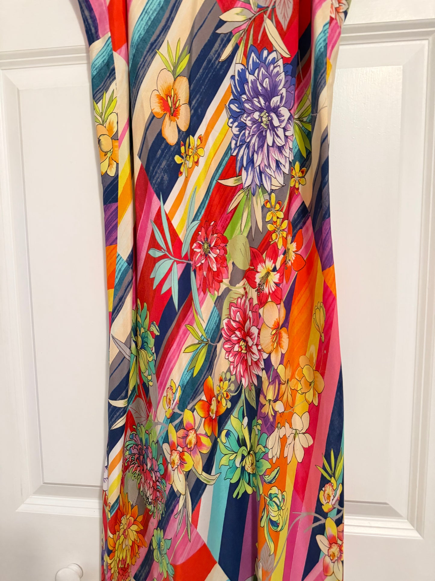 Johnny Was | Gigianna Floral Slip Maxi Dress, M