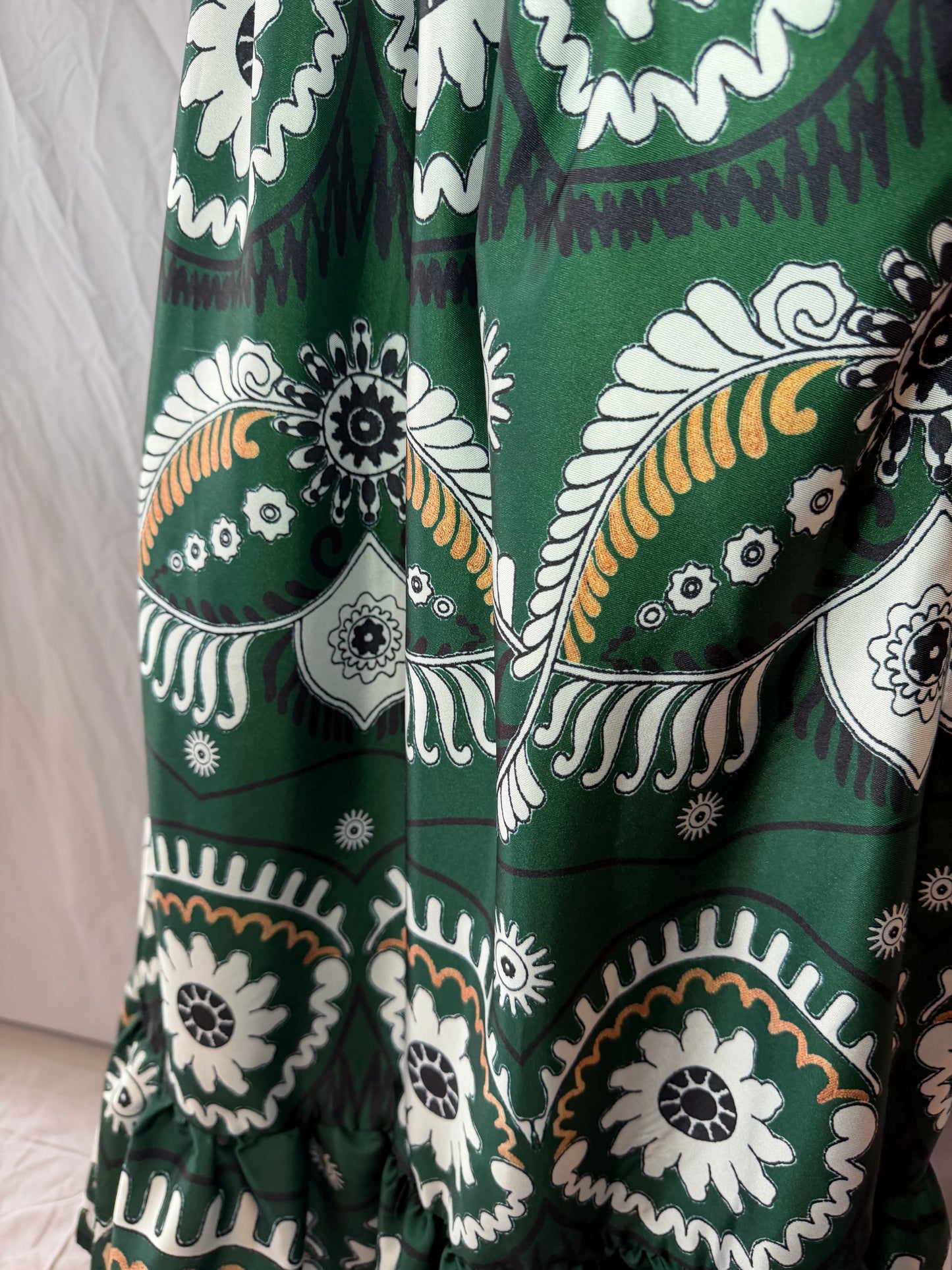 Philosophy | Patterned Midi Flowy Skirt, S/P