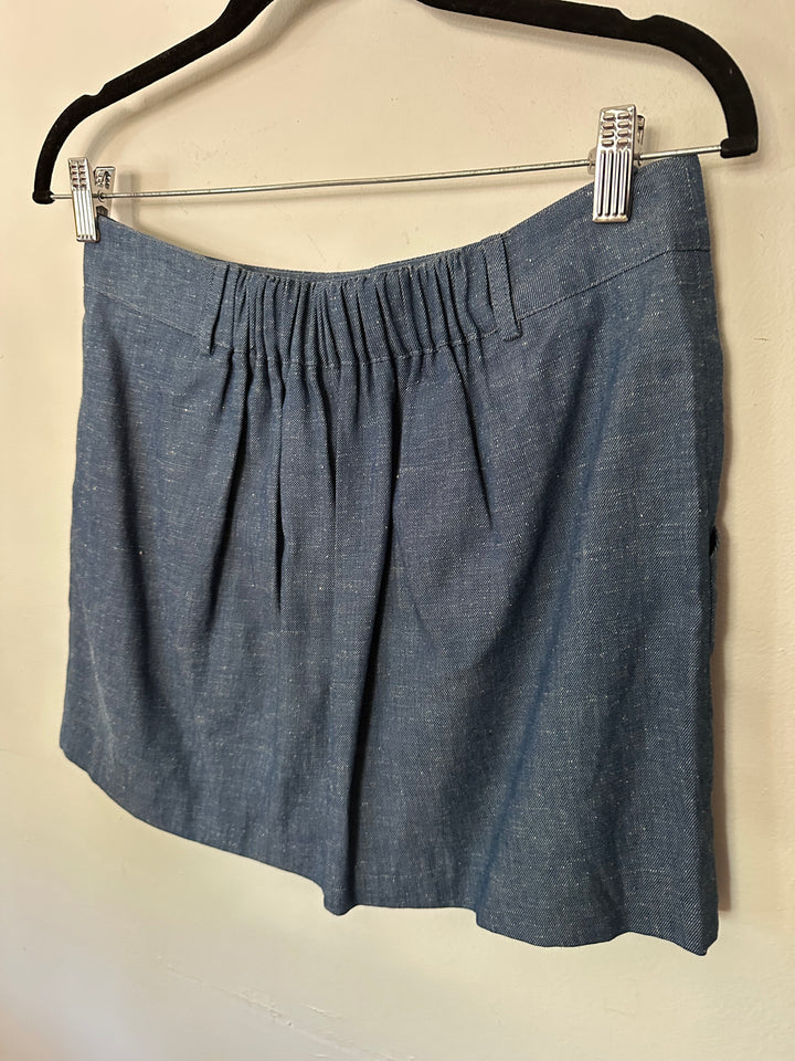 Sezane | 100% Cotton Button Skirt