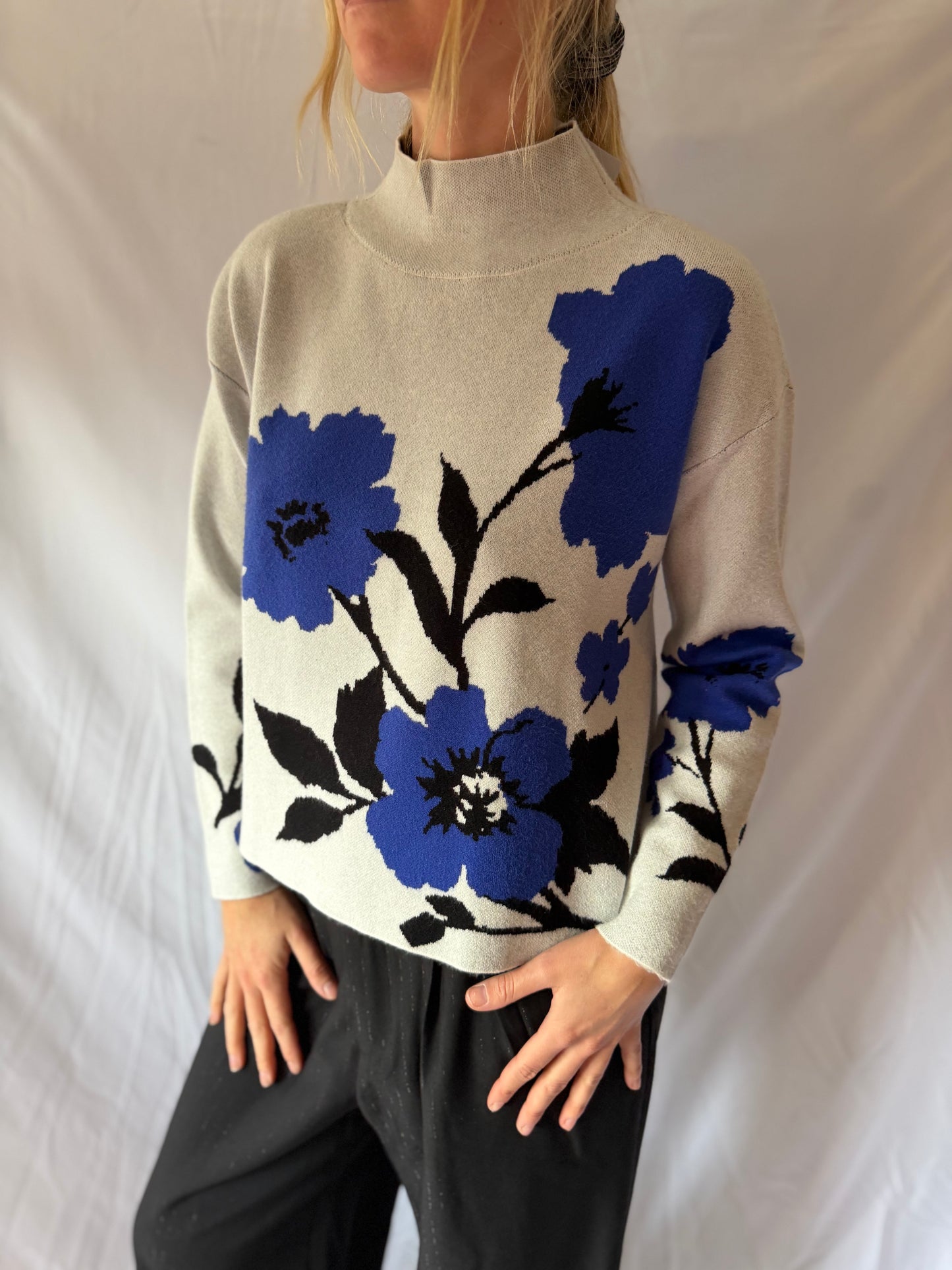 Anthropologie | Floral Sweater, S