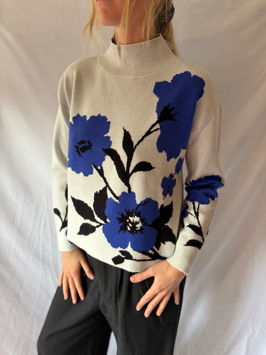 Anthropologie | Floral Sweater, S