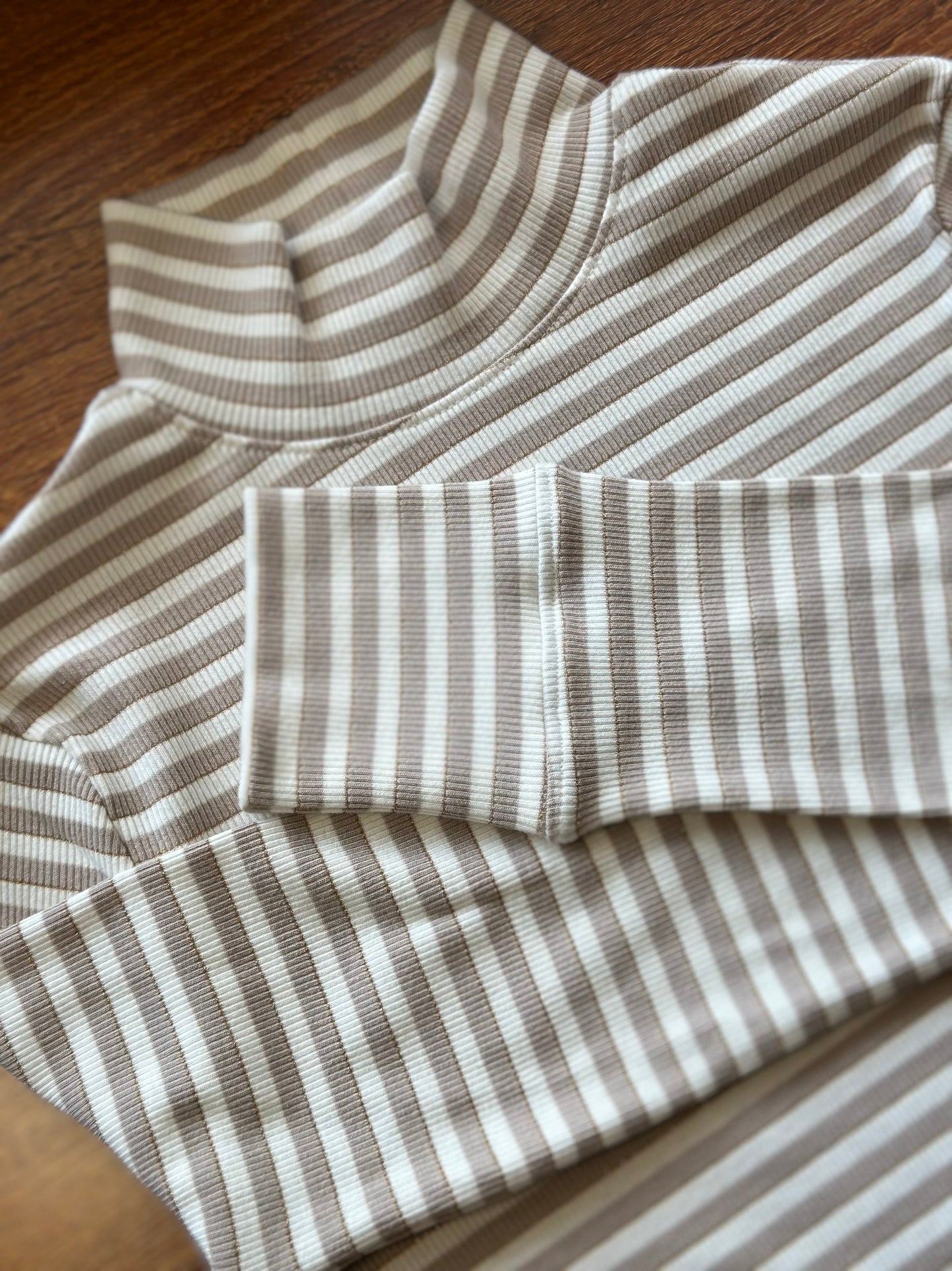 Turtleneck Striped Long Sleeve