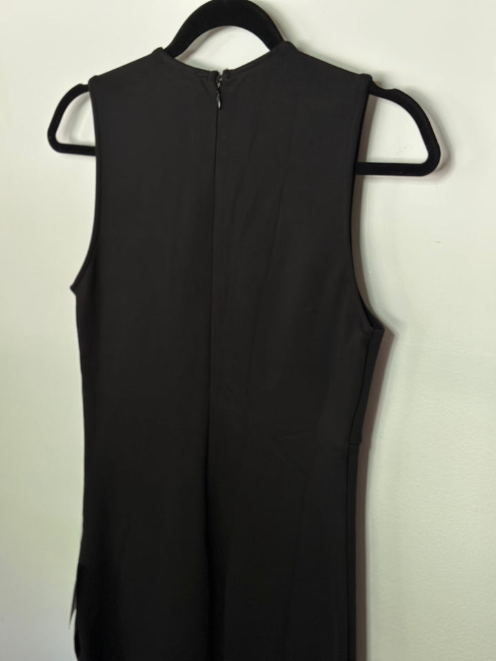 Lulus | Cocktail Hour Black Sleeveless Tulip Mini Dress