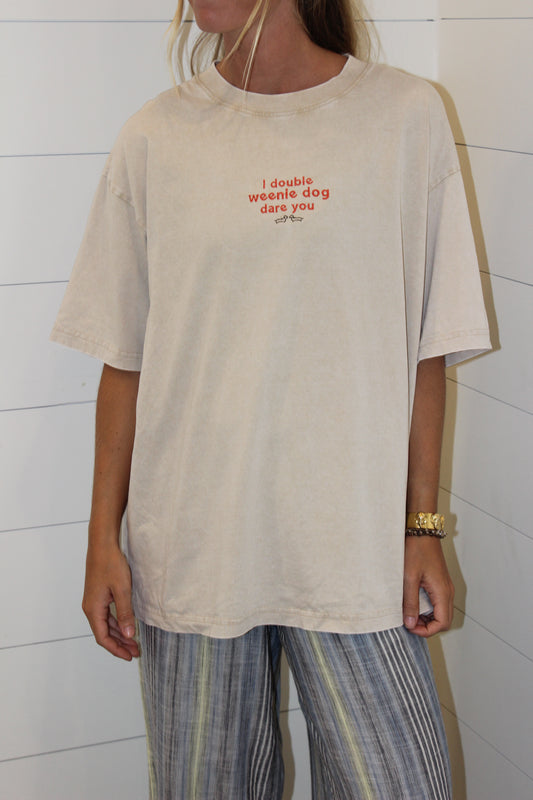 Endsley | Double Weenie Dog Tee 100% Cotton, L