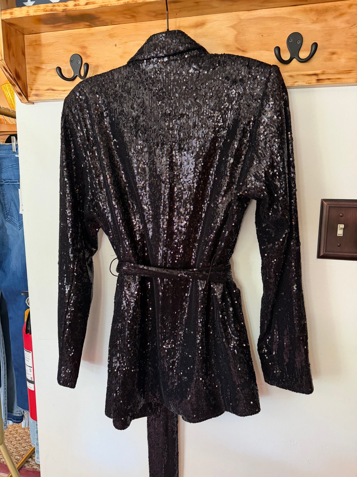 L'agence | Jordana Wrap Belted Blazer, M