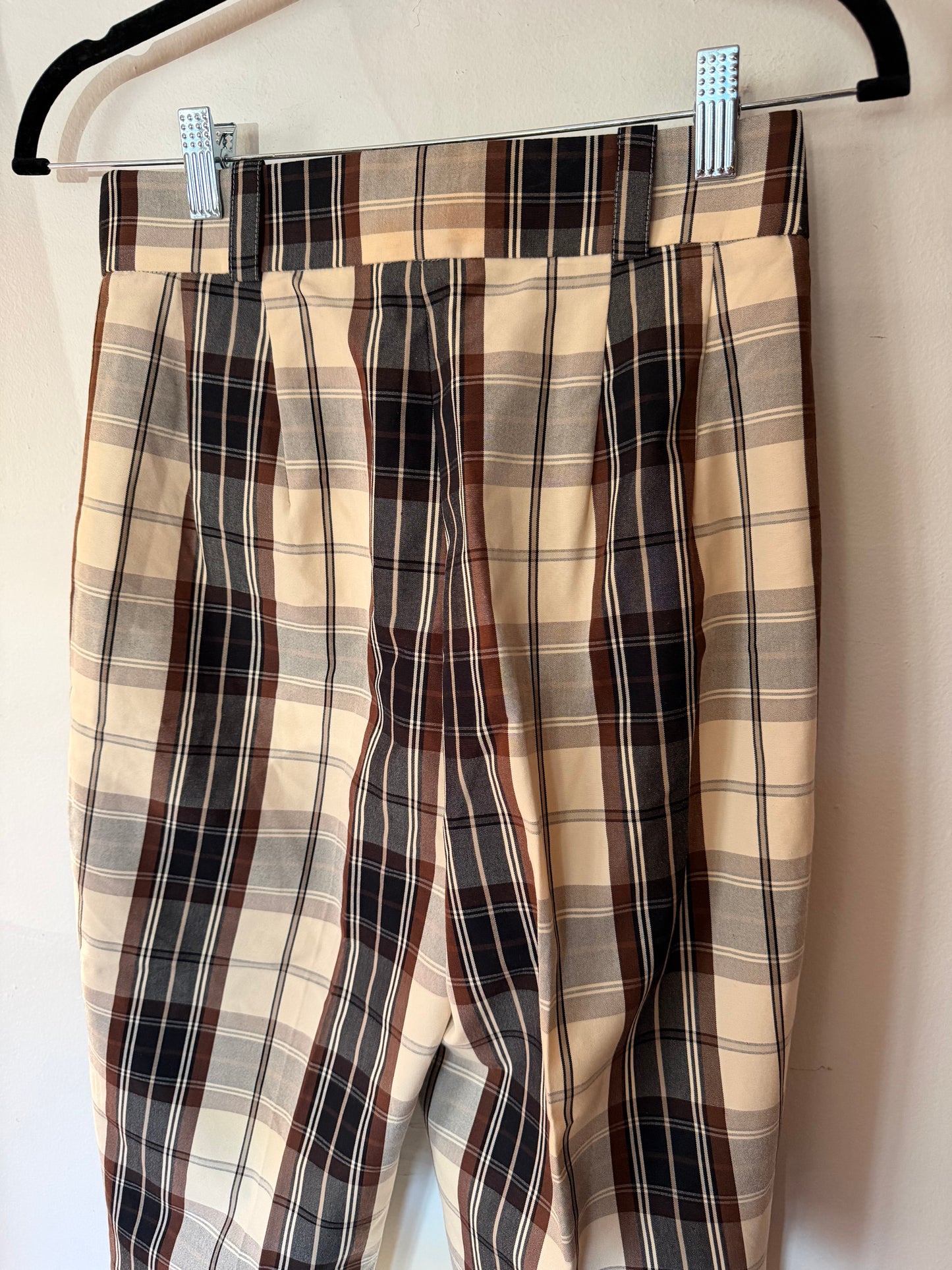 Micheal Kors | Plaid Cropped Trousers, 4