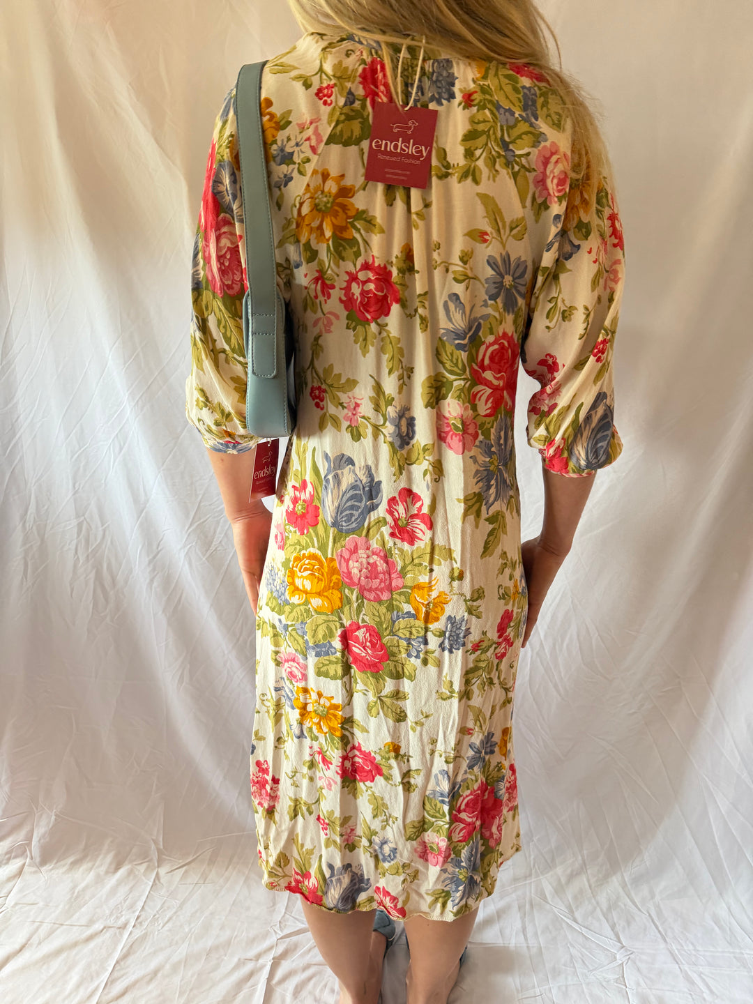 Zara | Floral Printed Midi Dress, XS