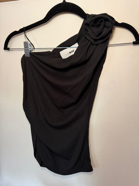 Le Bop | One Shoulder Flower Top, XS