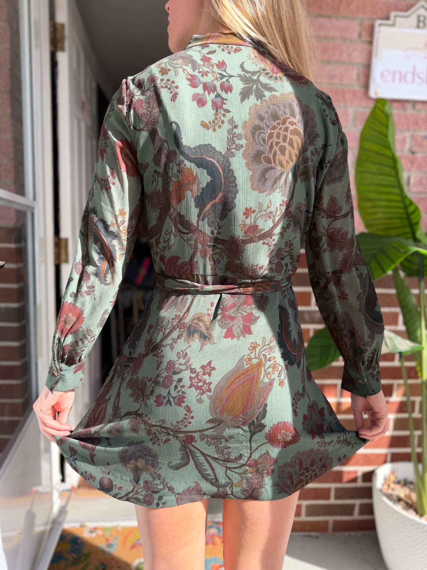 Zara | Floral Print Dress, S