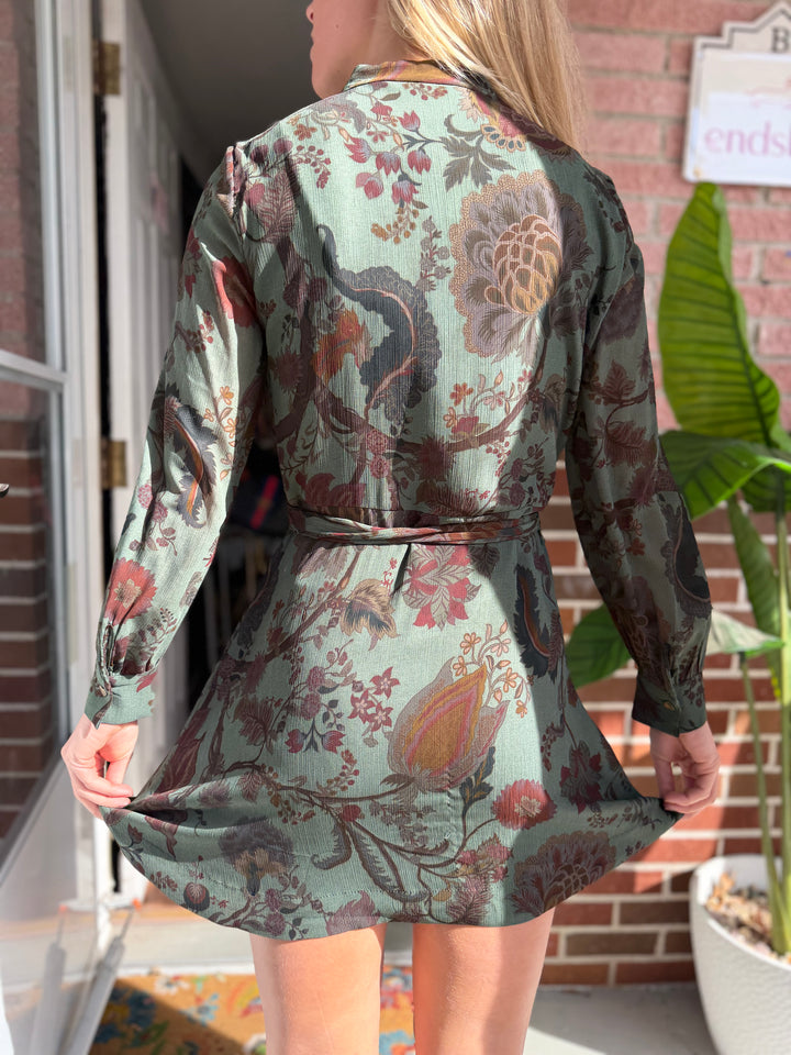 Zara | Floral Print Dress, S