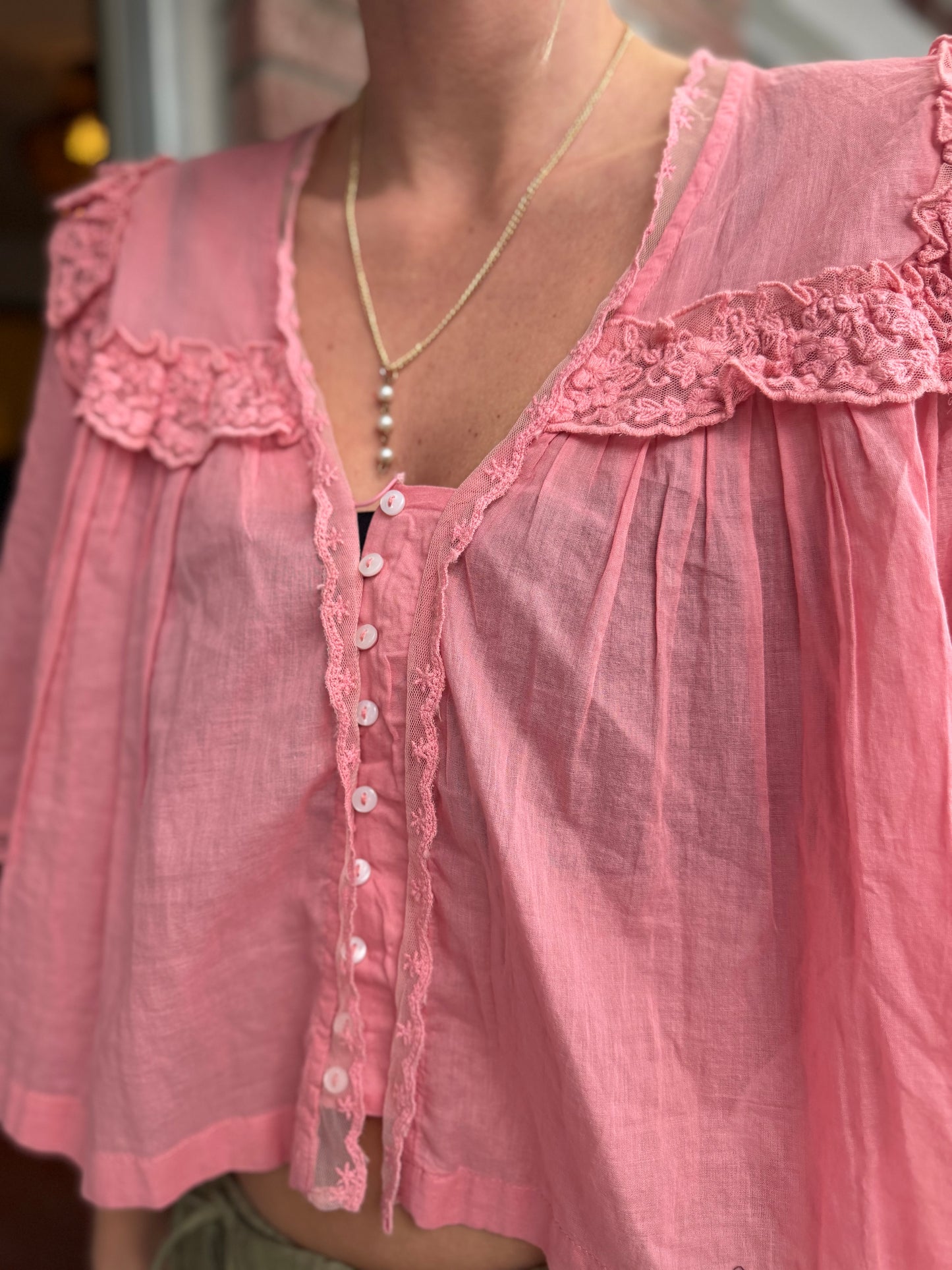 Free People | Boho Flowy Top, S/P