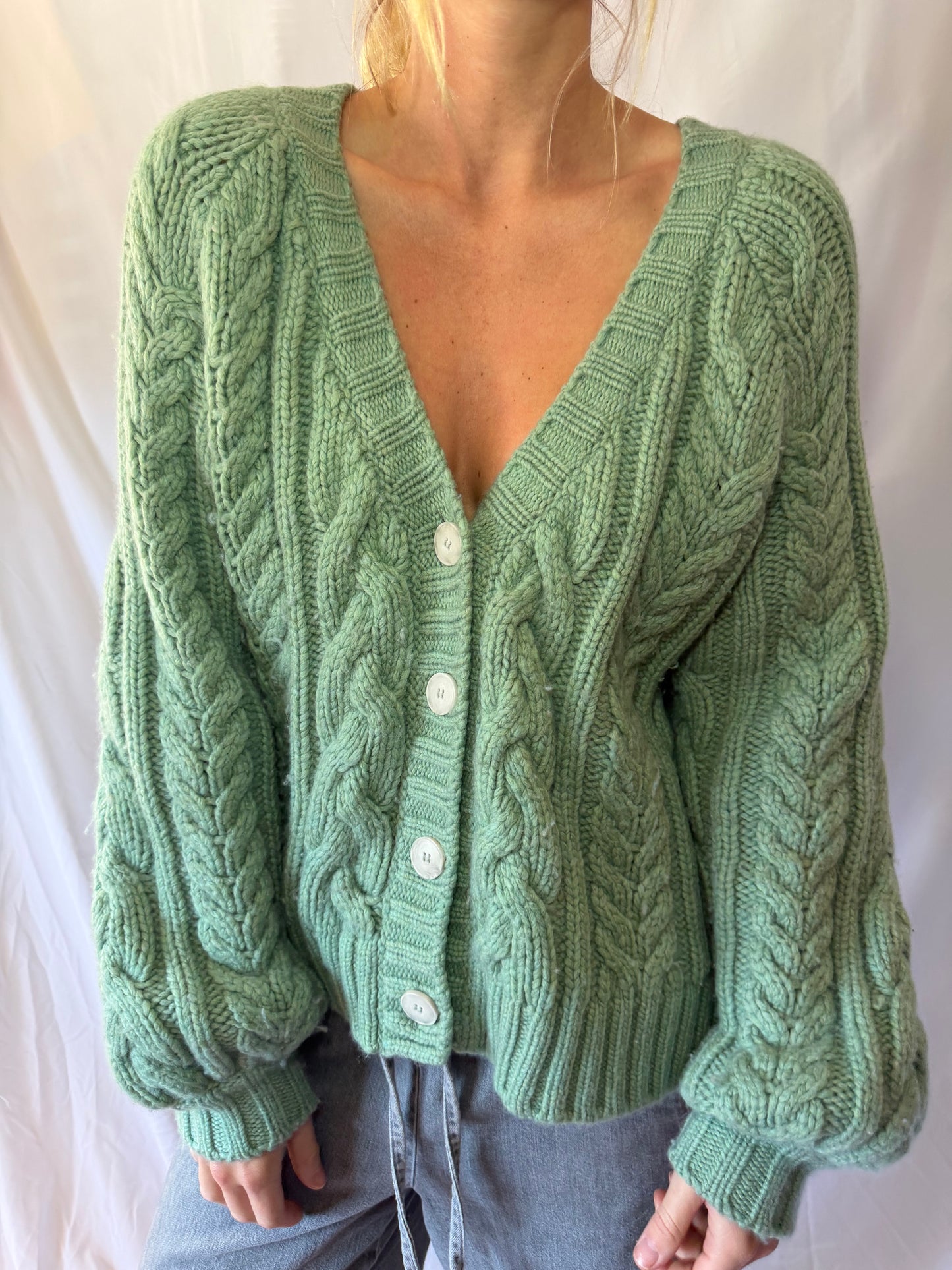 Naadam | Chunky Wool Cardigan