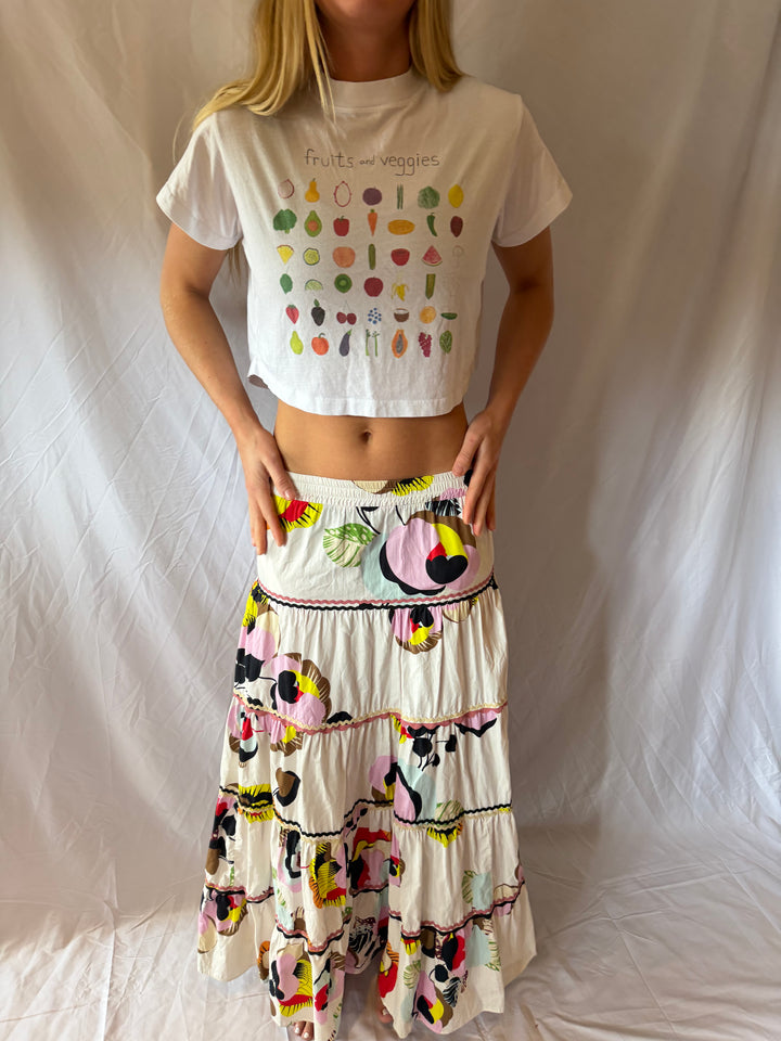 Zara | Printed Maxi Skirt, XS