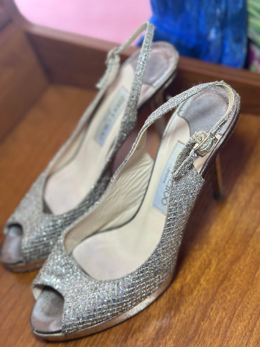 Jimmy Choo | Sparkly Heels