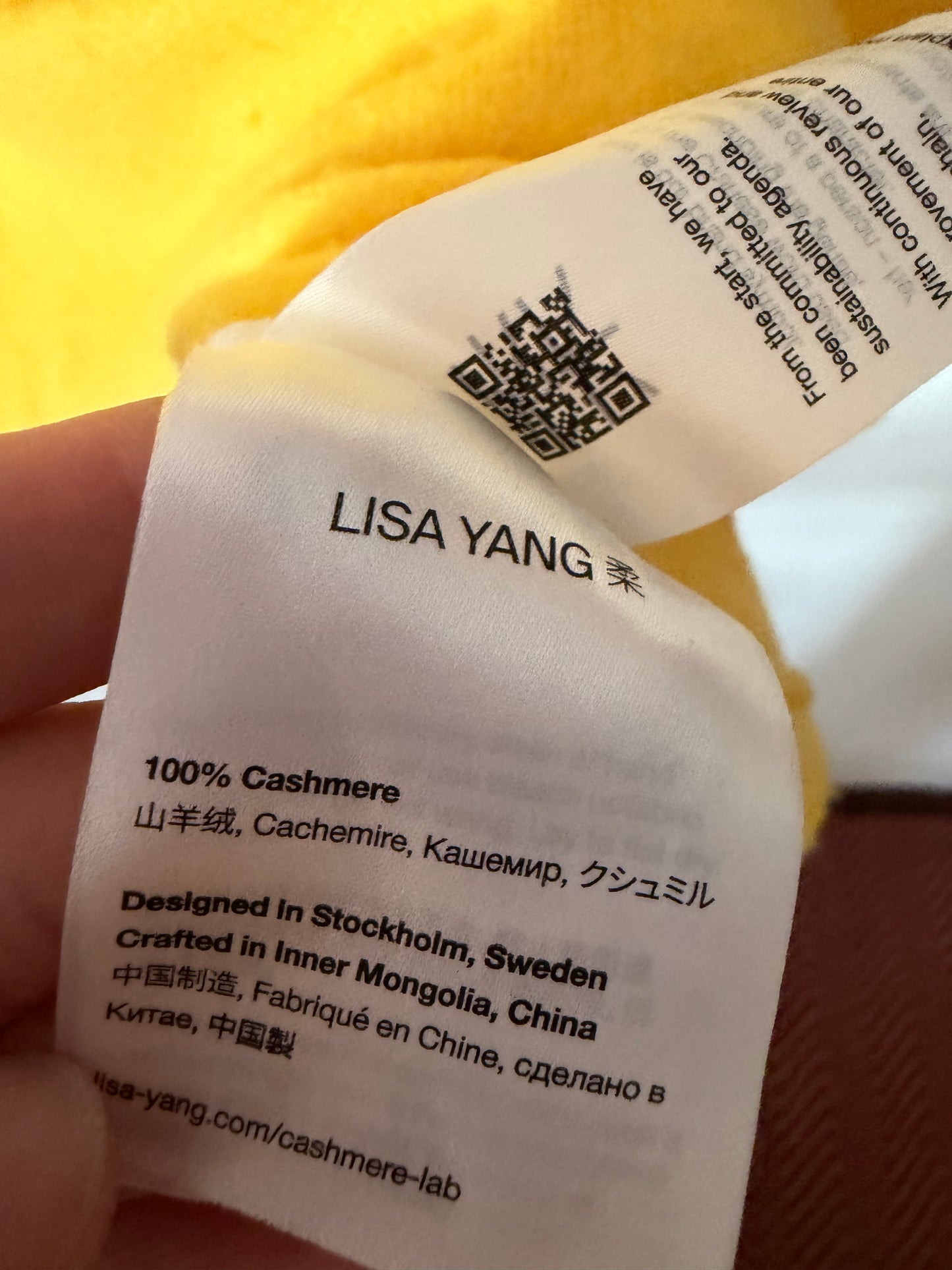 Lisa Yang | 100% Cashmere Short Sleeve Sweater, 0