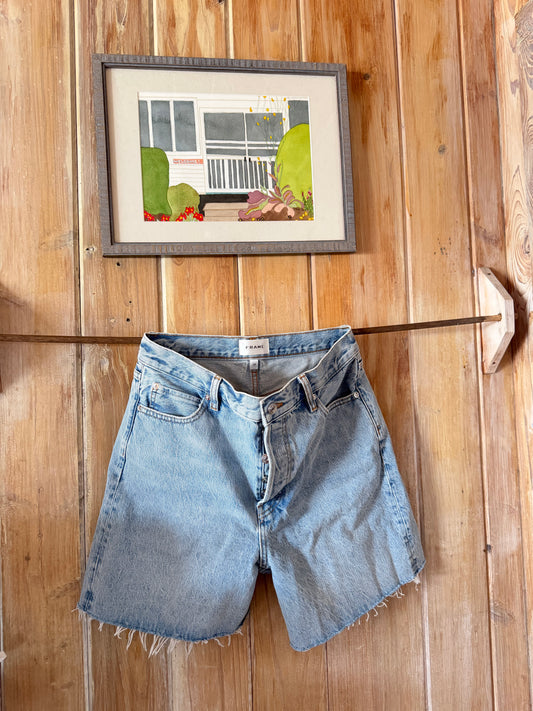 Frame | Long Denim Shorts, 29