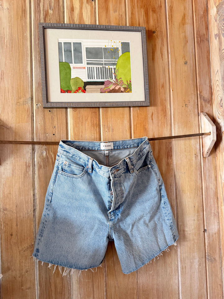 Frame | Long Denim Shorts, 29
