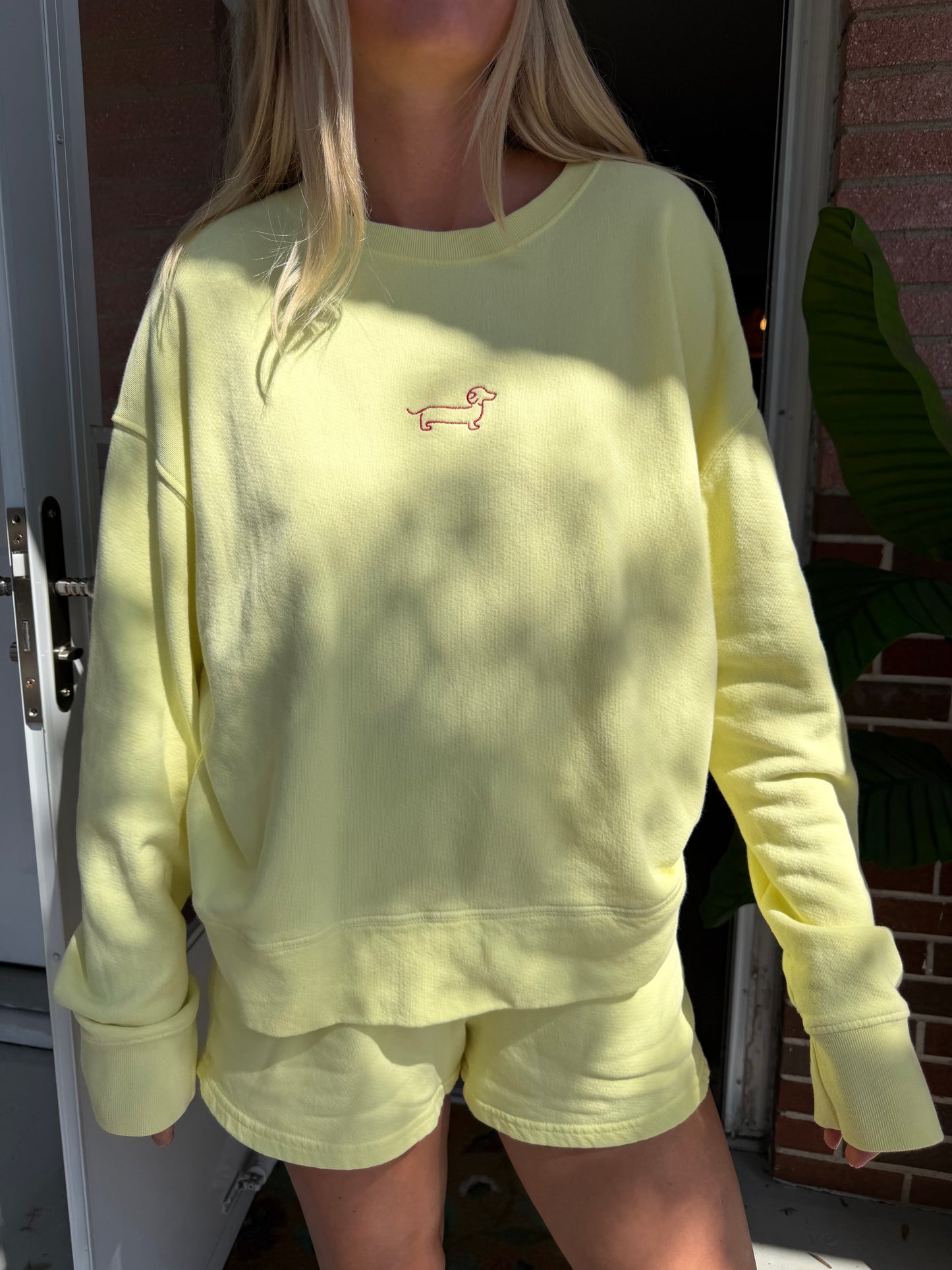 Perfectwhitetee | Sweat Short + Pullover Logo Set, Top L, Shorts M