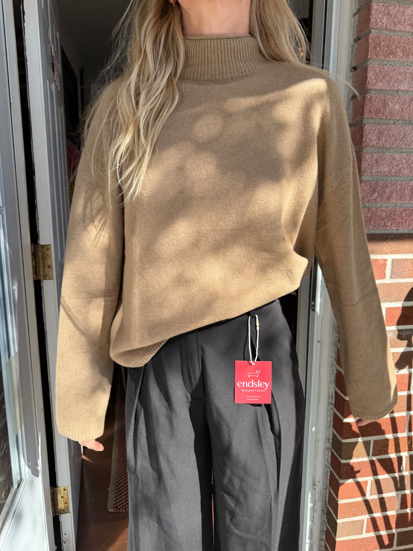 Jenni Kayne | Desert Taupe Chalet Sweater, XS