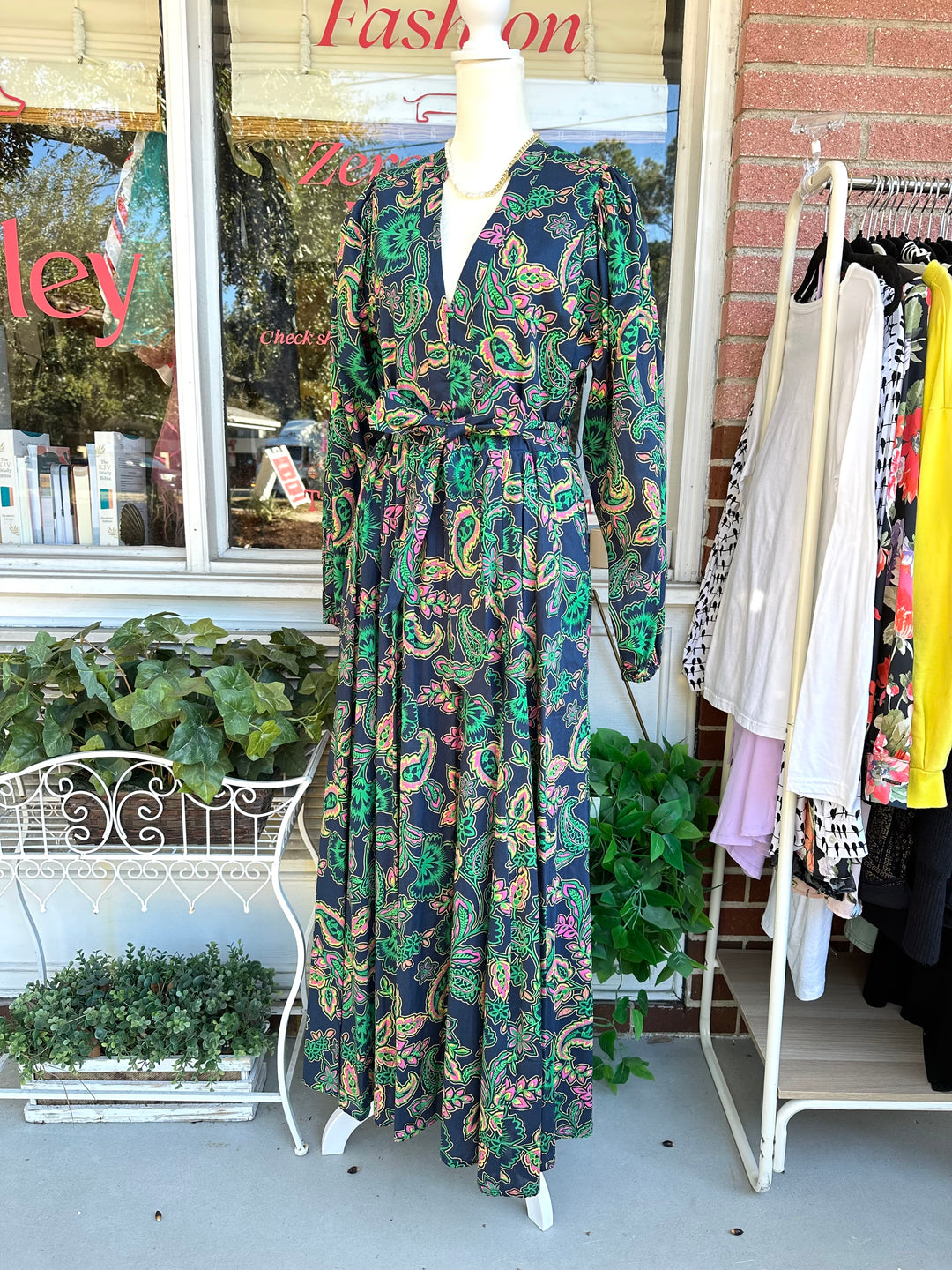 Boden | Floral Maxi with Tie Belt, 6