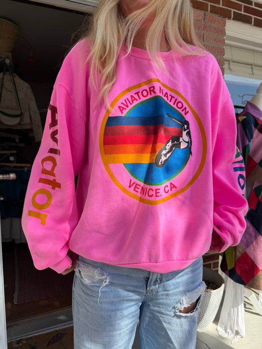 Aviator Nation | Pullover Sweatshirt, M