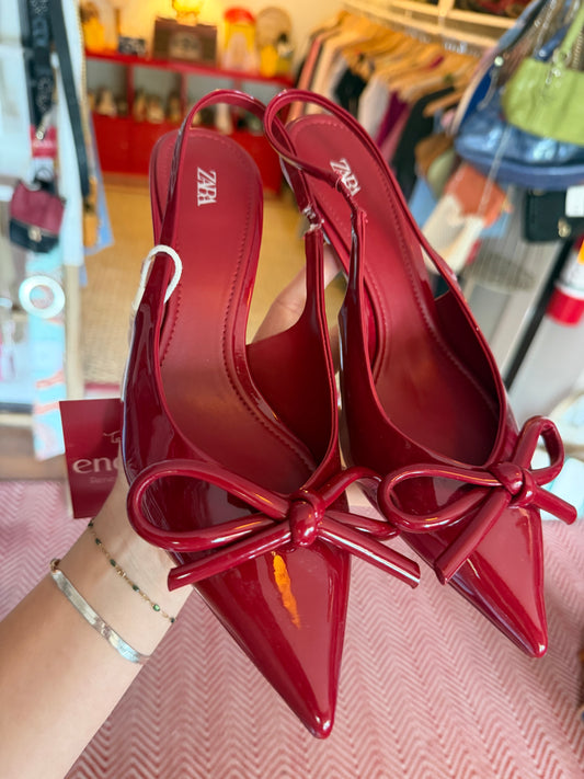 Zara | Bow Kitten Heels, 37