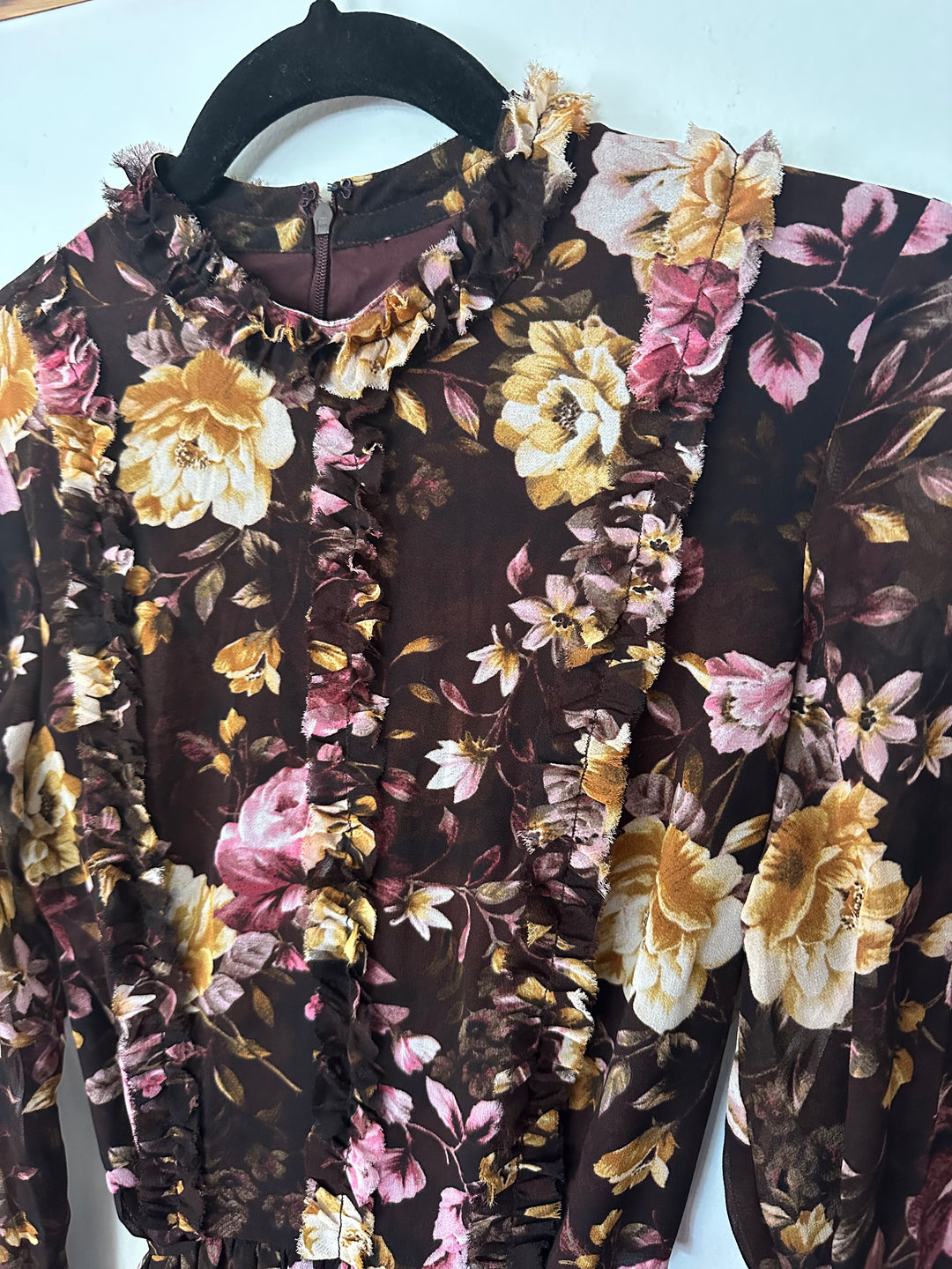 Gal Meets Glam | Maxi Floral Long Sleeve Dress, 2