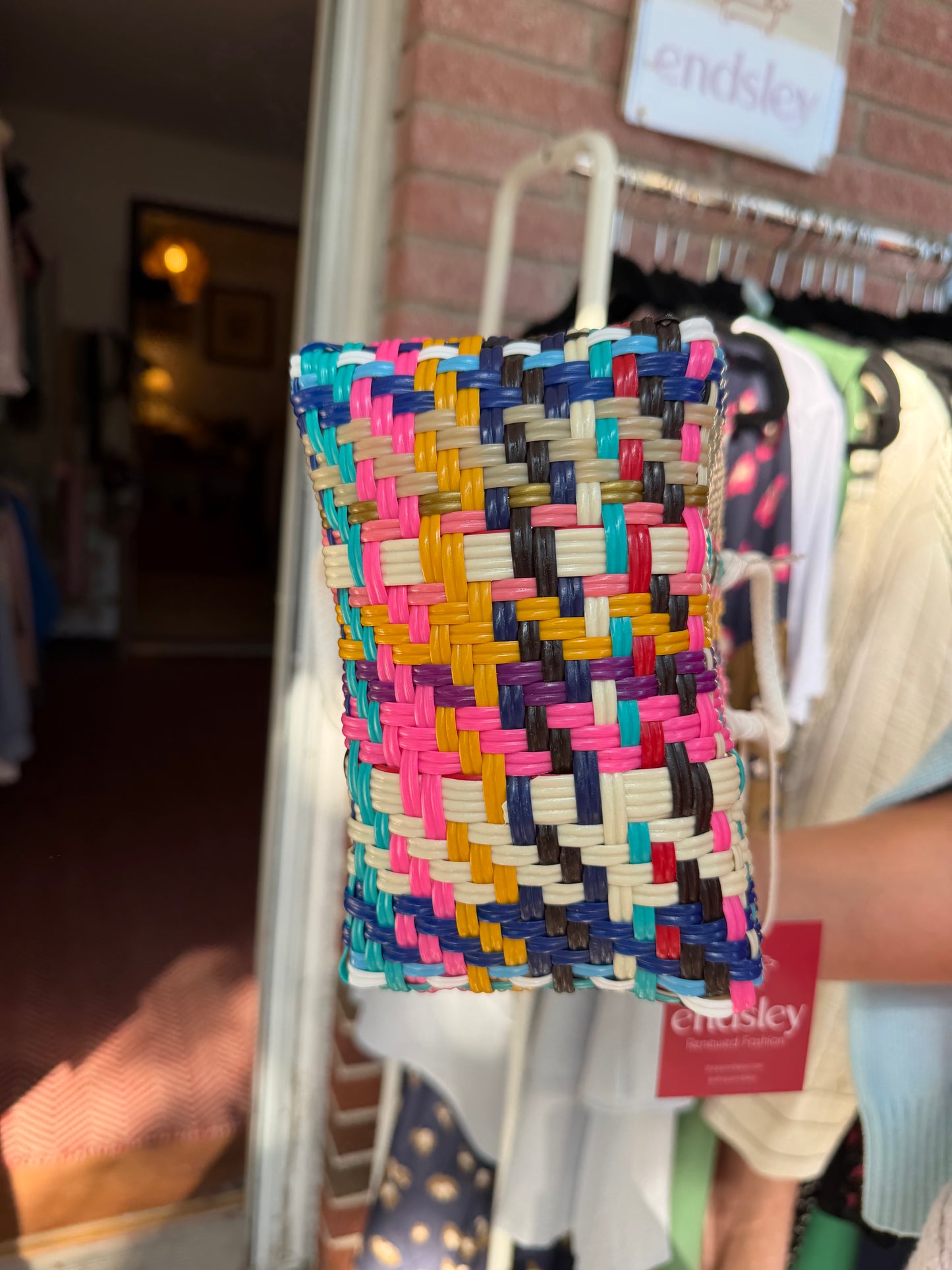 Colorful Box Handle Bag