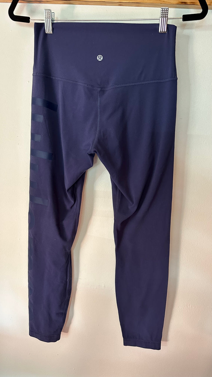 Lululemon | Navy Blue Labeled Leg 7/8 Leggings