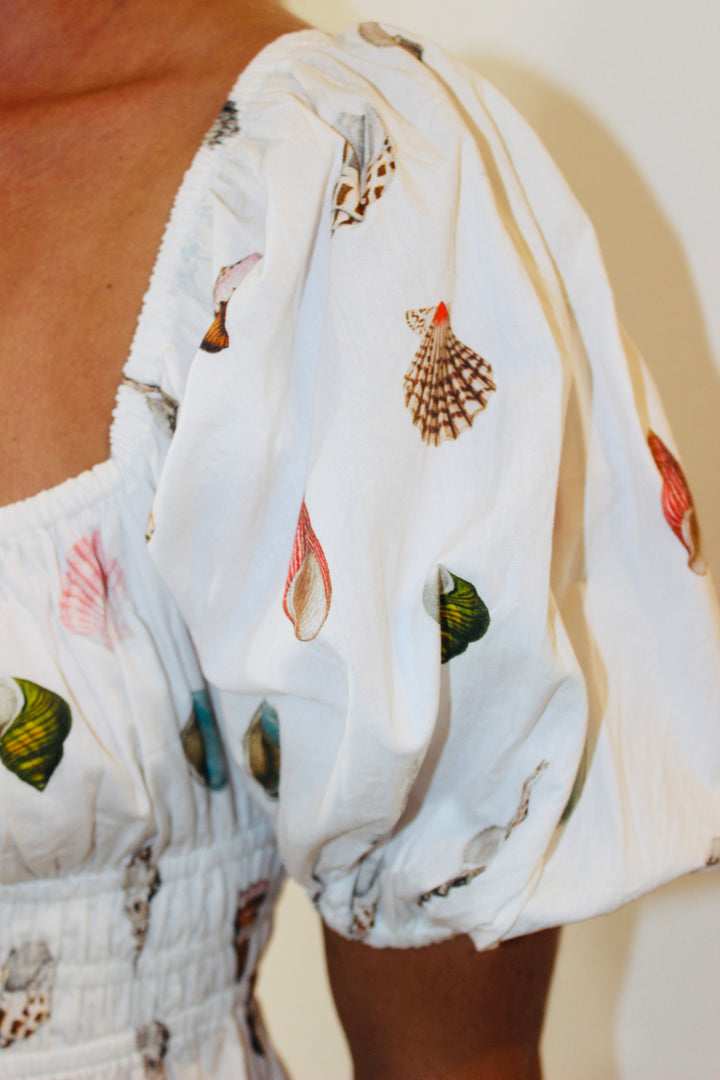 Palm Noosa | Shell Print Mini Dress, 10