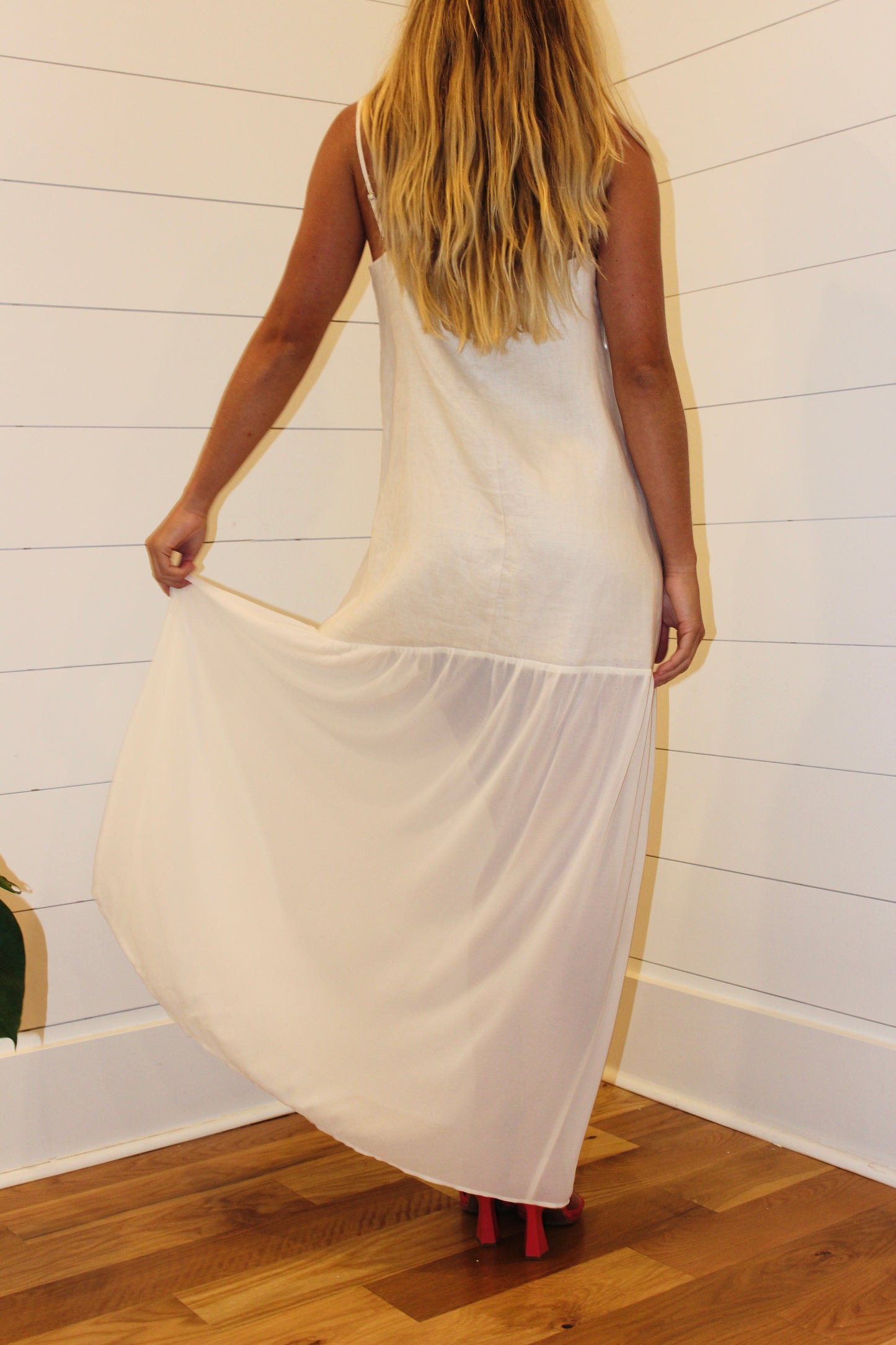 Few Moda x Ali Sisto Daniel | Mally Linen Dress, M
