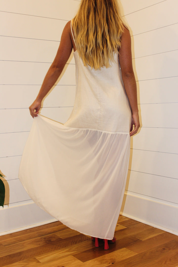 Few Moda x Ali Sisto Daniel | Mally Linen Dress, M