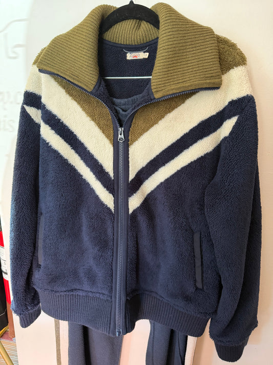 Faherty | Fuzzy Jacket Matching Pant Set, M