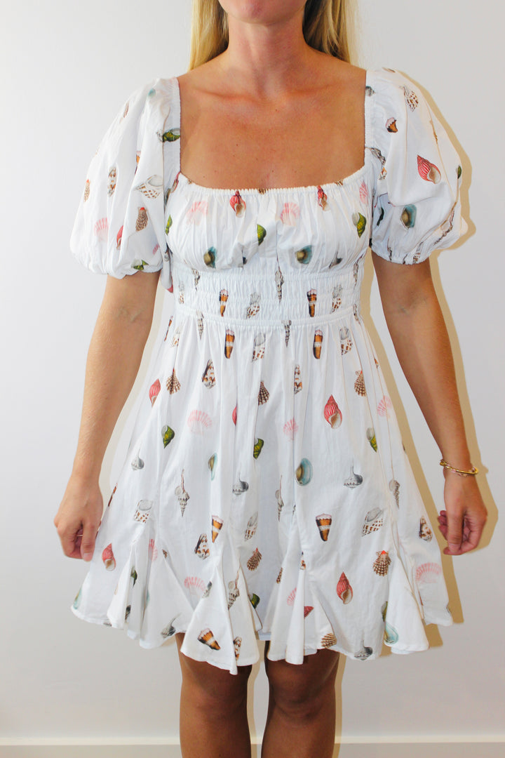 Palm Noosa | Shell Print Mini Dress, 10