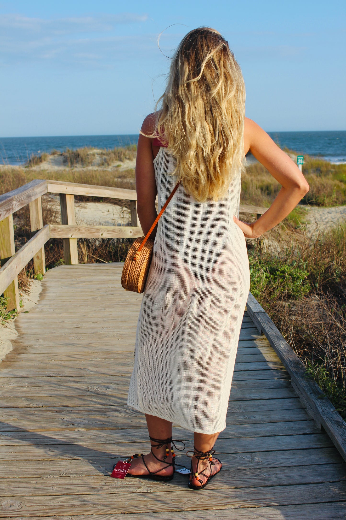 America & Beyond  | Gala Crochet Patch Coverup, S