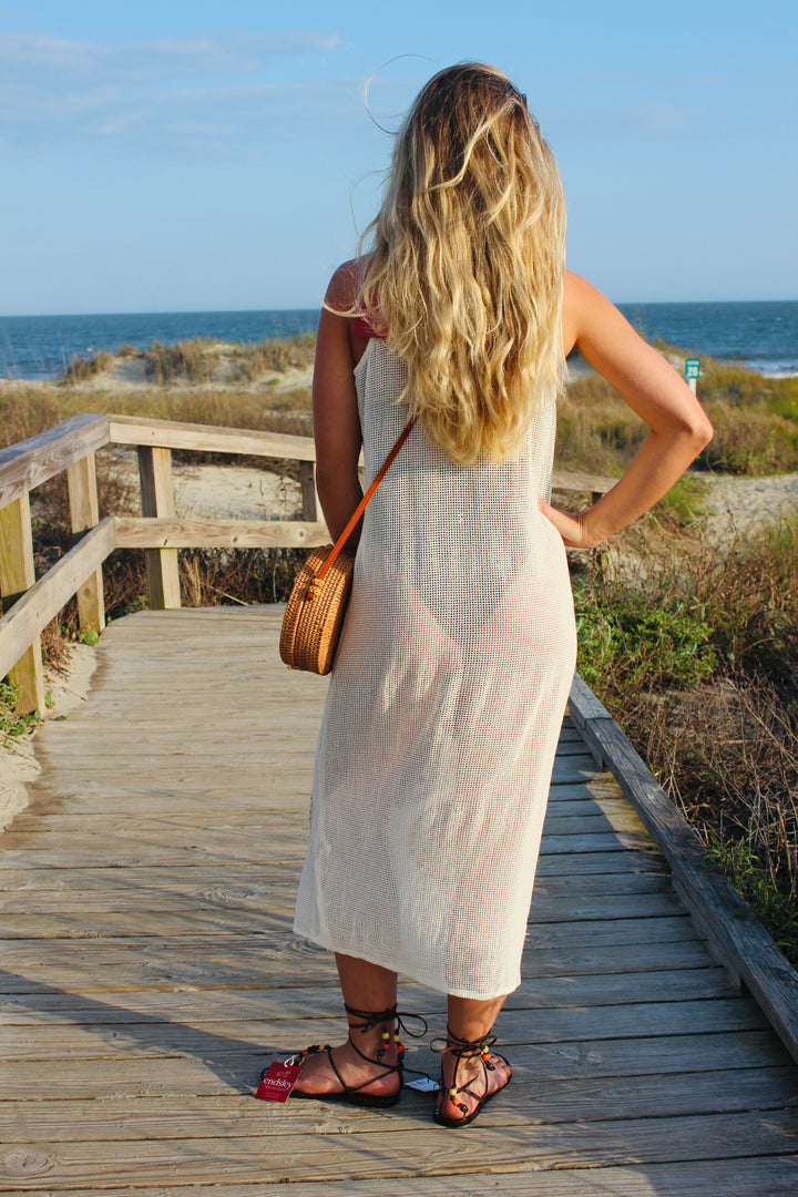 America &amp; Beyond  | Gala Crochet Patch Coverup, S
