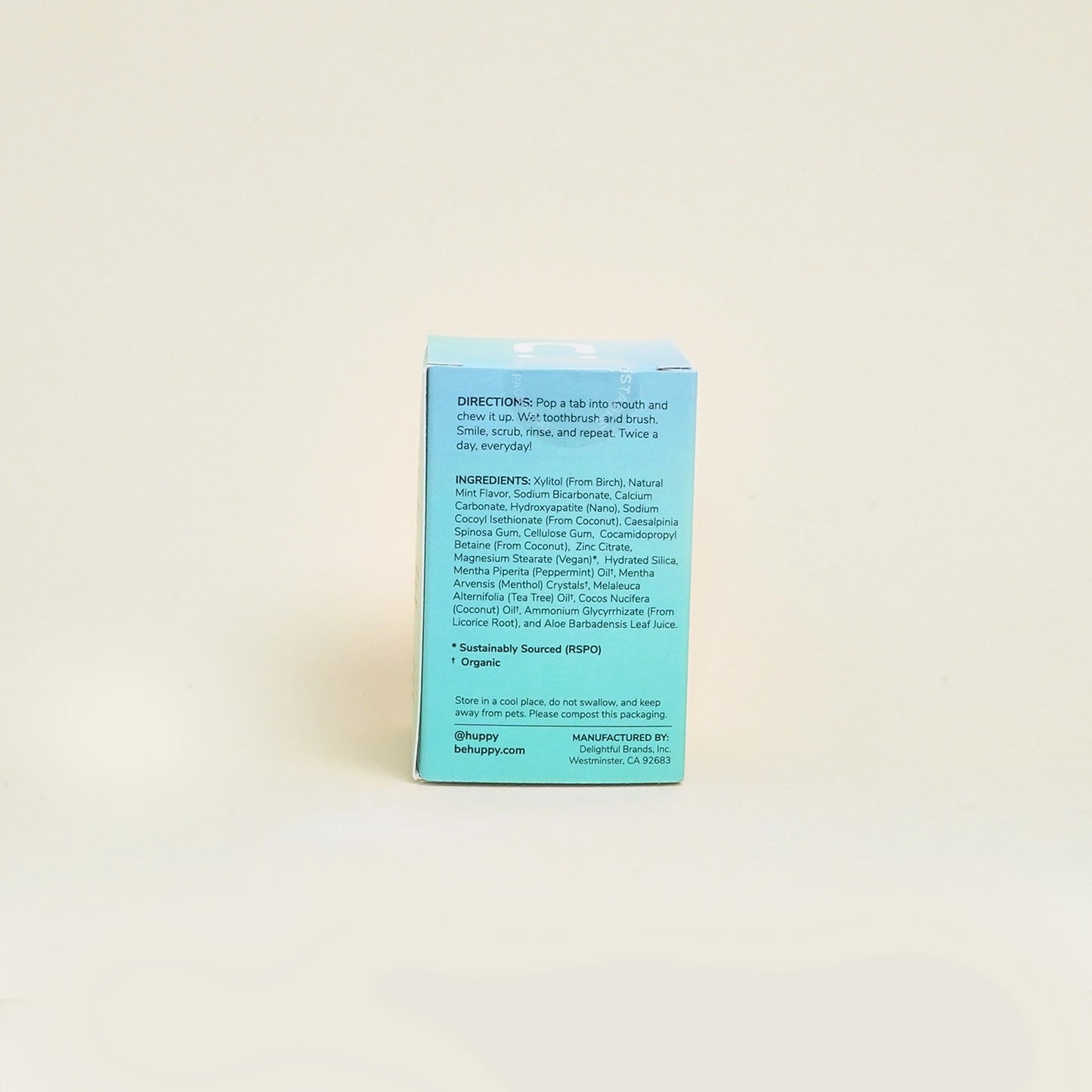 Fluoride-Free Toothpaste Tablets | Peppermint