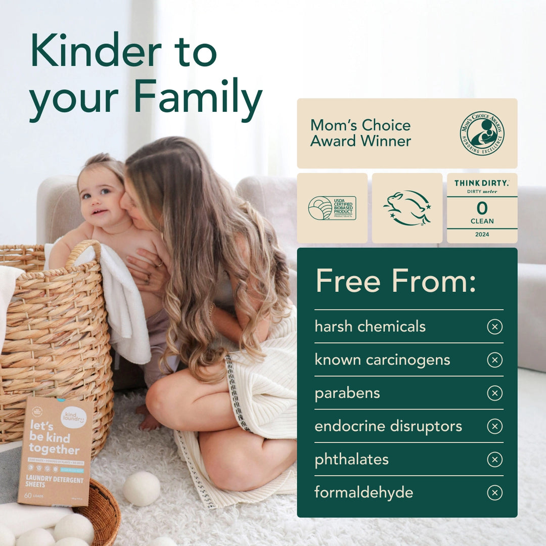 Fragrance Free Detergent Sheets (32 Loads)