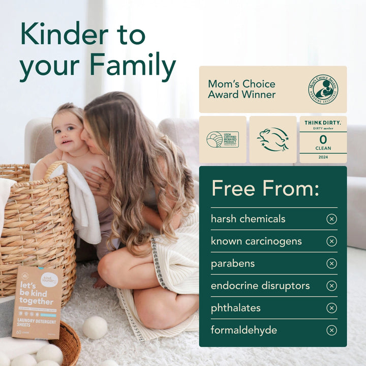 Fragrance Free Detergent Sheets (32 Loads)